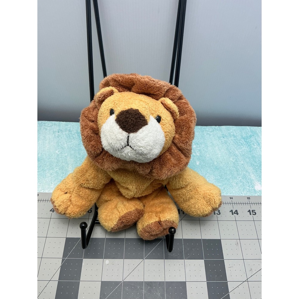 Ty Pluffies Roary the Lion Plush Gold Brown TyLux Soft Stuffed Animal 2005 10in